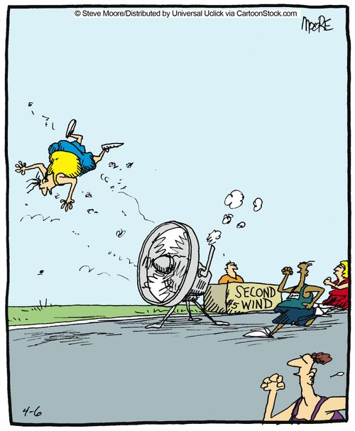 Second wind.