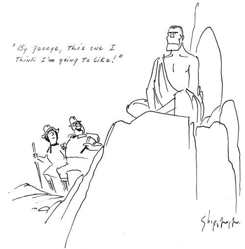 'By George, this one I think I'm going to like!'