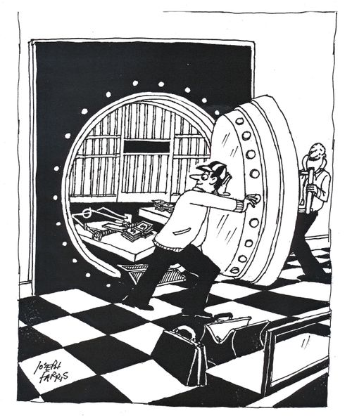 Money in mousetrap