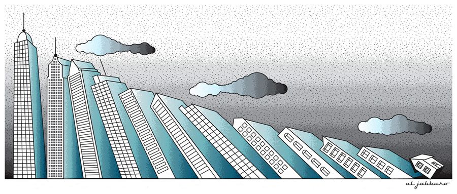 Domino effect in housing market.