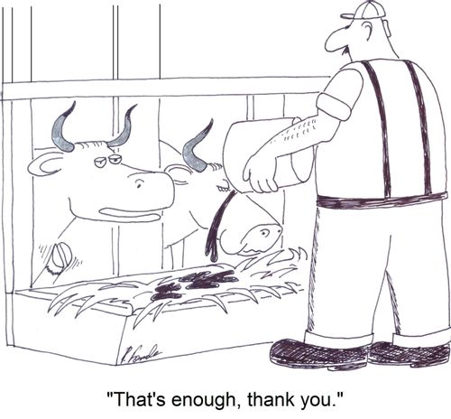 'That's enough, thank you.'