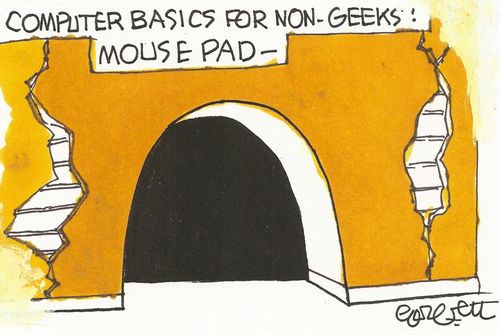 Computer basics for non-geeks: Mouse Pad.
