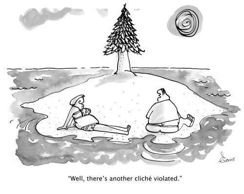 'Well, there's another cliche violated.'