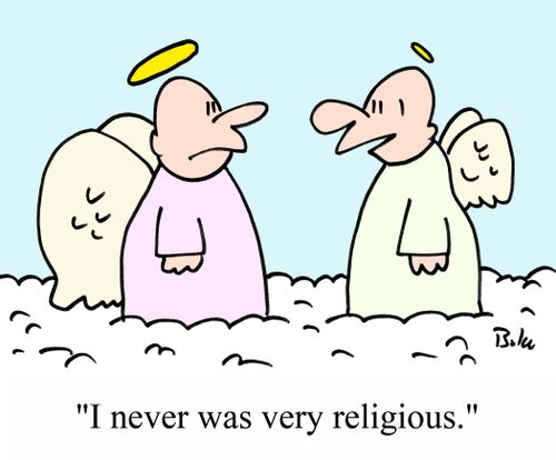 'I never was very religious.'