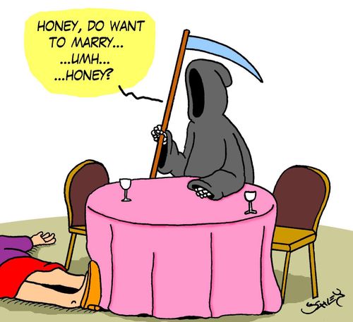 'Honey, do you want to marry...umh... Honey?'