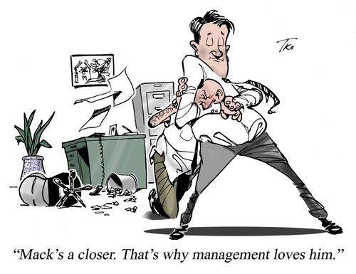 'Mack's a closer. That's why management loves him.'