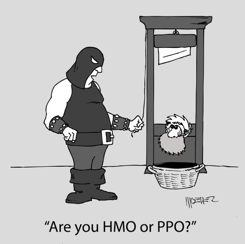 'Are you HMO or PPO?'