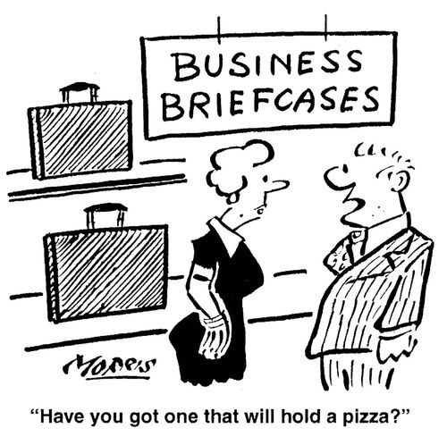 'Have you got one that will hold a pizza?'