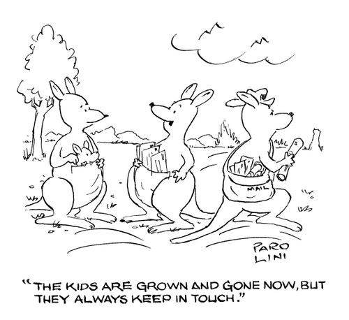 'The kids are grown and gone now, but they always keep in touch.'