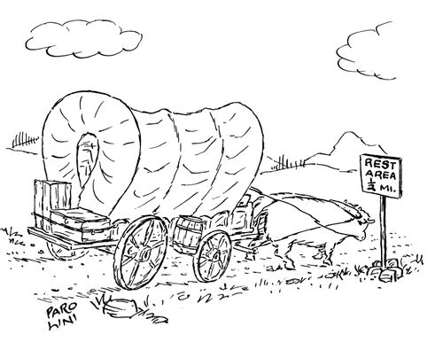 Rest area - 12 mile.