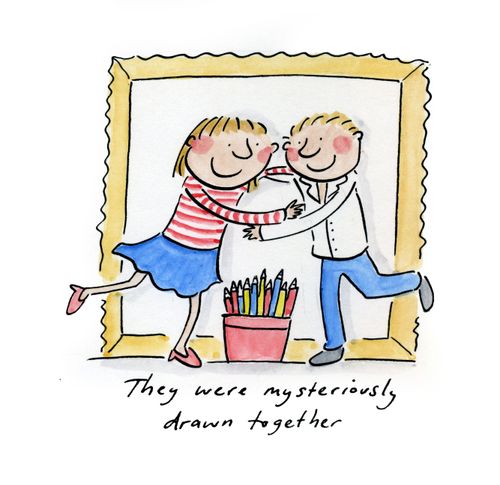 They were mysteriously drawn together