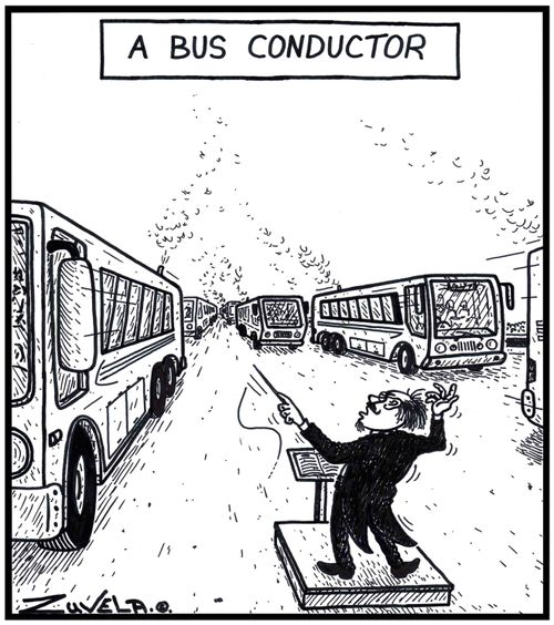 A Bus Conductor.