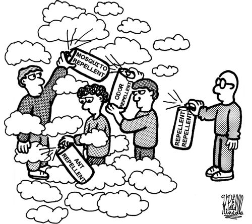 The Clouds of Repellent
