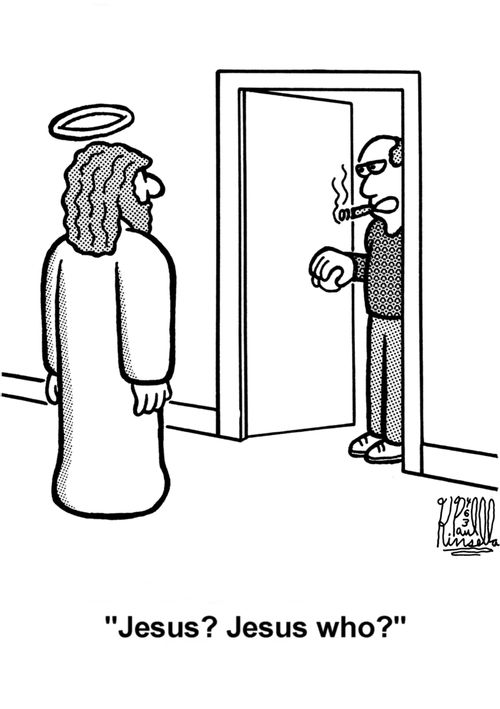 'Jesus? Jesus who?'