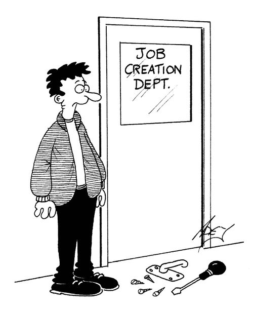 'Job creation department.'