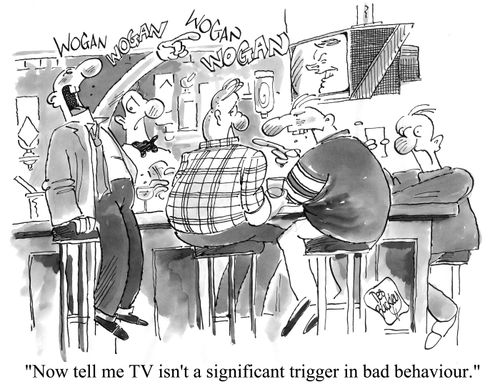 'Now tell me TV isn't a significant trigger in bad behaviour.'