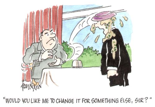 "Would you like me to change it for something else, Sir?"