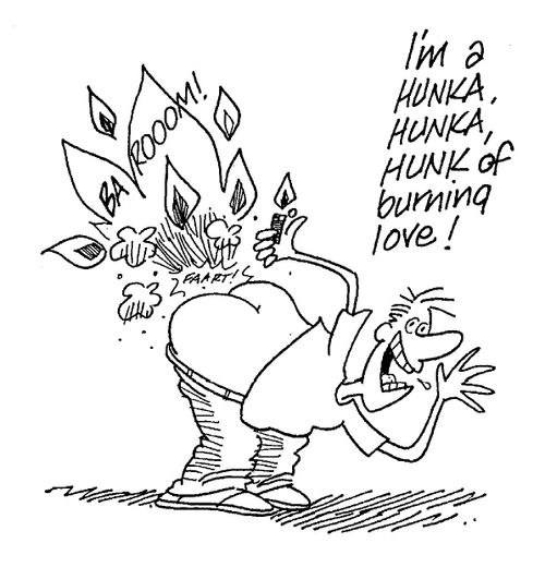 "I'm a HUNK of burning love!"