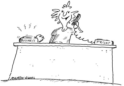 Receptionist making personal calls and ignoring work