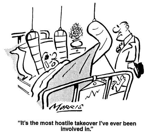 "It's the most hostile takeover I've ever been involved in"