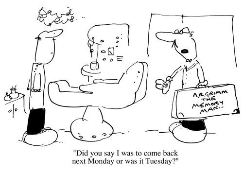 The forgetful memory man