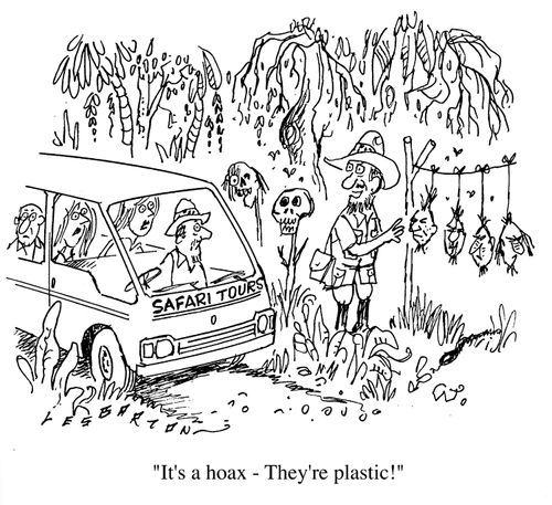Head Hunter, "It's a hoax there plastic."