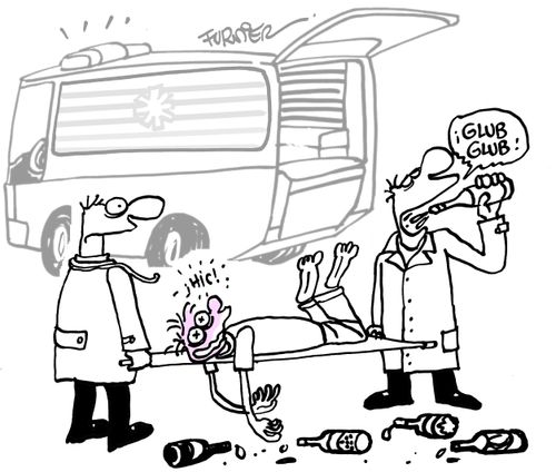Drunk paramedics.
