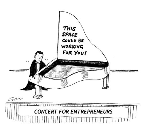 'This space could be working for you' - entrepreneurs concert.
