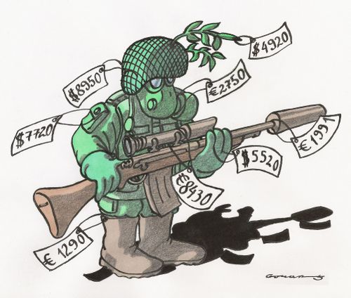 Cost of the military.