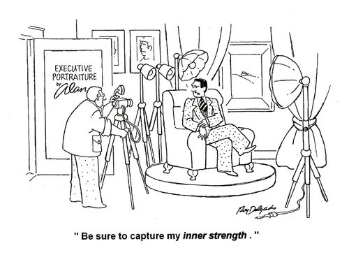 'Be sure to capture my inner strength.'