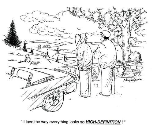 'I love the way everything looks so high-definition!'