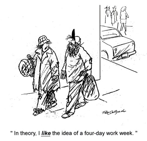 'In theory, I like the idea of a four-day work week.'