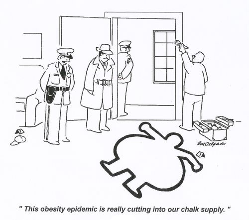 'This obesity epidemic is really cutting into our chalk supply.'