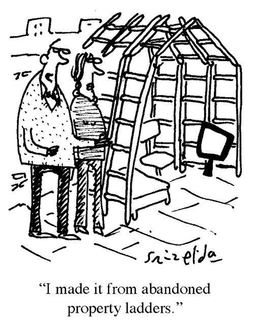 'I made it from abandoned property ladders.'
