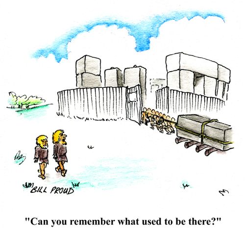 'Can you remember what used to be there?'