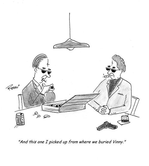 'And this one I picked up from where we buried Vinny.'