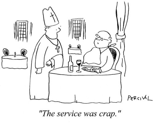 'The service was crap.'