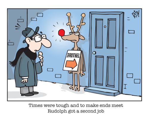 Times were tough and to make ends meet Rudolph got a second job
