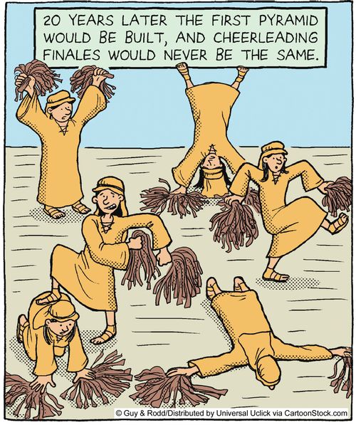 20 Years Later The First Pyramid Would Be Built, And Cheerleading Finales Would Never Be The Same.