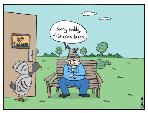 'Sorry buddy, this one's taken.'