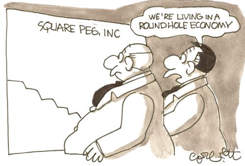 Square Peg, Inc: 'We're living in a roundhole economy.' 