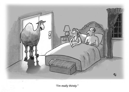 'I'm really thirsty.'