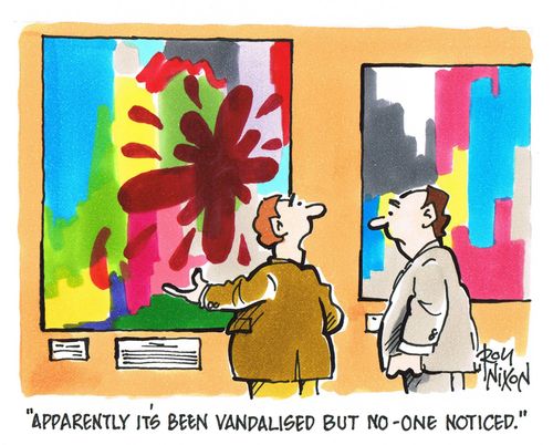 'Apparently it's been vandalised but no-one noticed.'