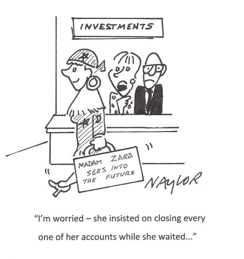 'I'm worried - she insisted on closing every one of her accounts while she waited...'