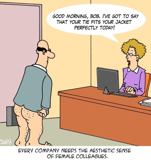 Every company needs the aesthetic sense of female colleagues.