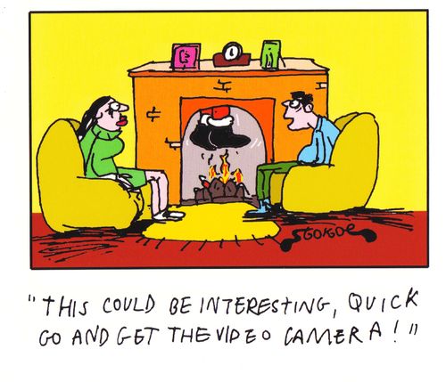 'This could be interesting, quick go and get the video camera!'