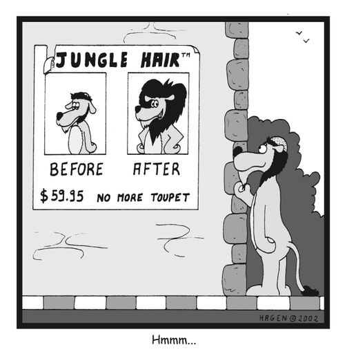 'Jungle hair.'