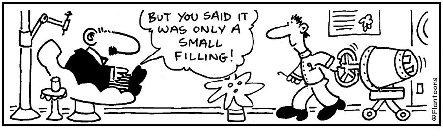 'Small filling.' Cement mixer,