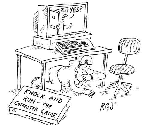Knock and run - the computer game.
