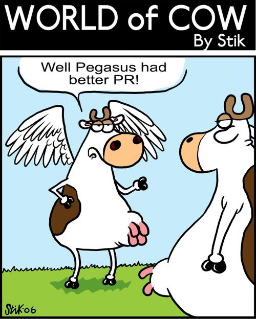 Well, Pegasus had better PR!